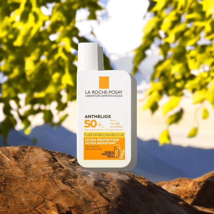 کرم ضد آفتاب بی رنگ فلویید مدل آنتلیوس لاروش پوزای LA ROCHE POSAY