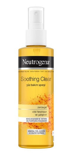 تونر زردچوبه مناسب پوست چرب نوتروژینا حجم 125 میلNeutrogena Soothing Clear Toner