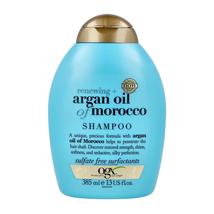 شامپو او جی ایکس OGX مدل روغن آرگان مراکشی Argan Oil Of Morocco آبی 385 میل
