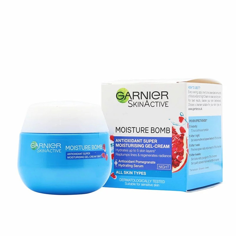 کرم ژل بمب آبرسان گارنیه حاوی عصاره انار ۵۰ میل